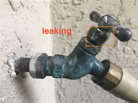 Repairing a leaky hose bib